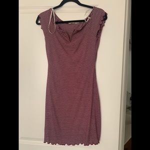 Striped dress size small